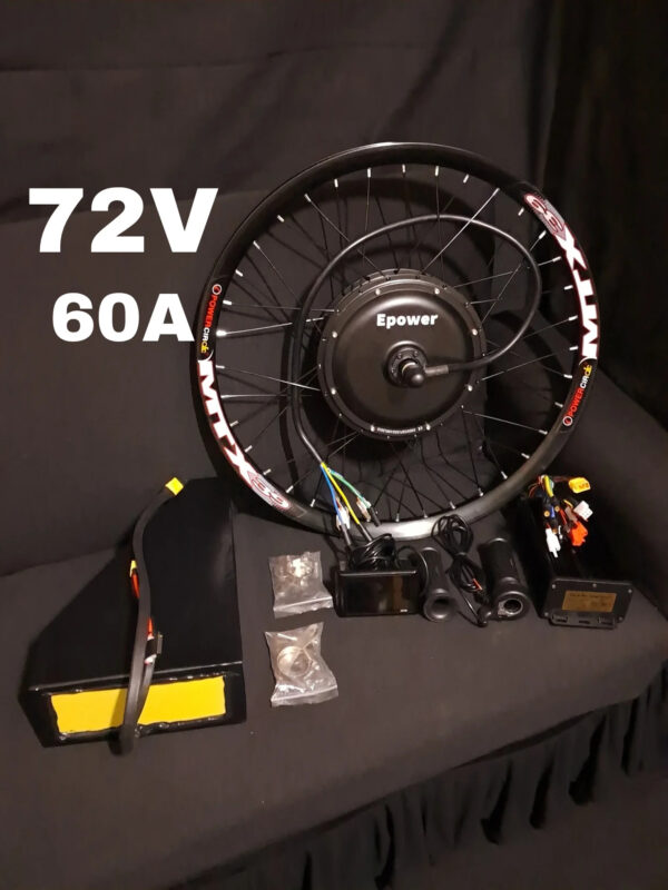 72V battery + 60a, 5000w peak ebike conversion kit 72V battery + 60a, 5000w peak ebike conversion kit
